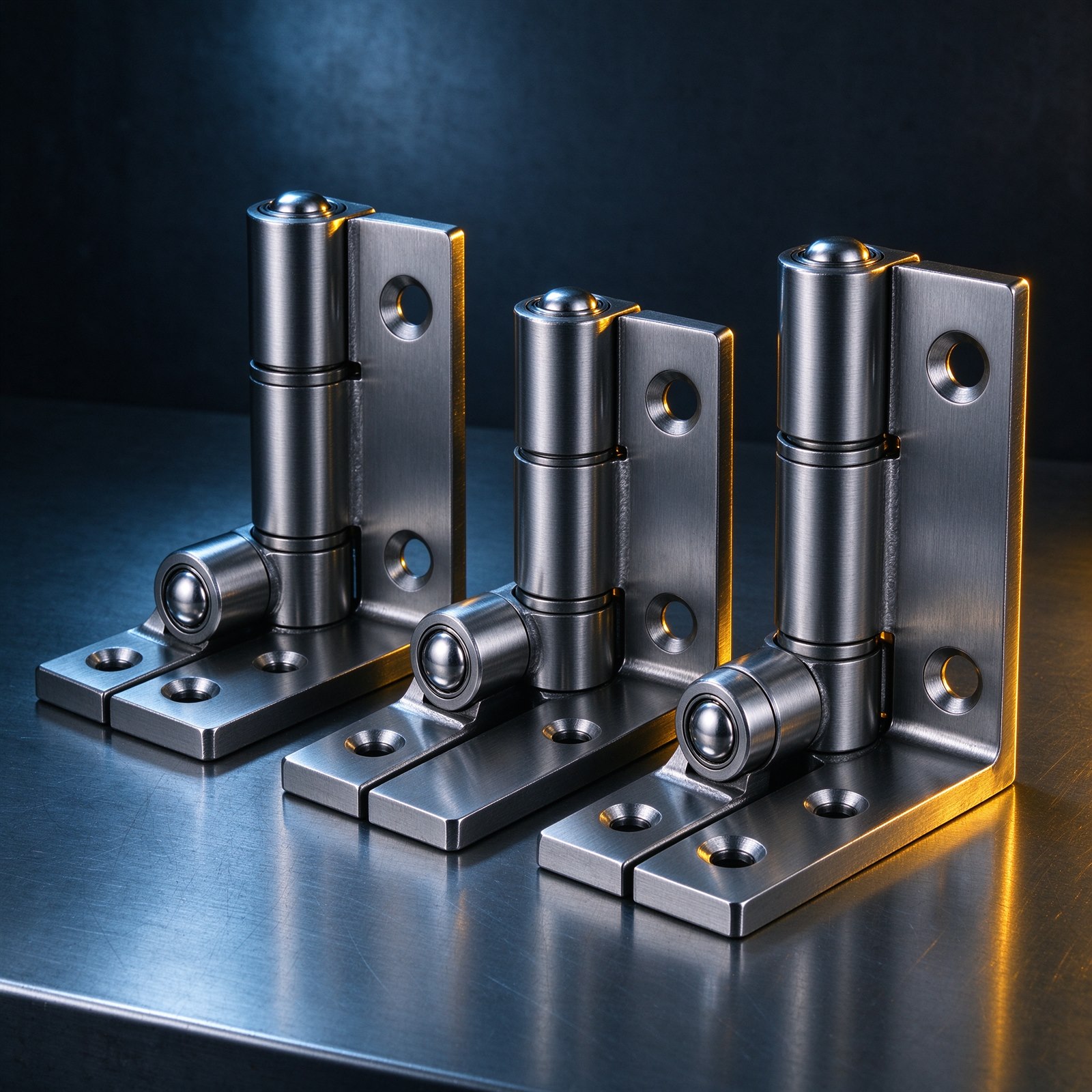 Heavy duty ball bearing door hinges