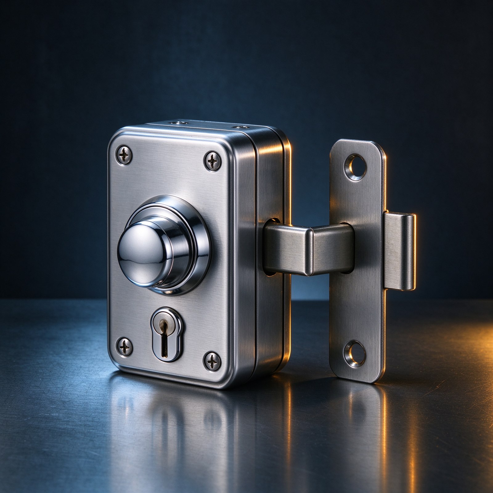 Heavy duty deadbolt lock set